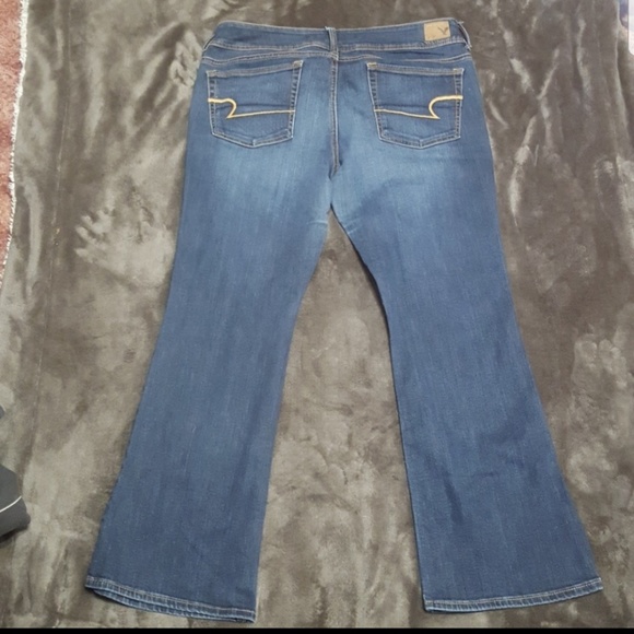 SHORT AMERICAN EAGLE KICKBOOT SUPER STRETCH JEANS - Picture 8 of 8